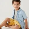 2pc Denim Shirt & T-Shirt Set (2-8 Yrs) -School Uniform Store SD 04 T88 4830J HP X EC 0