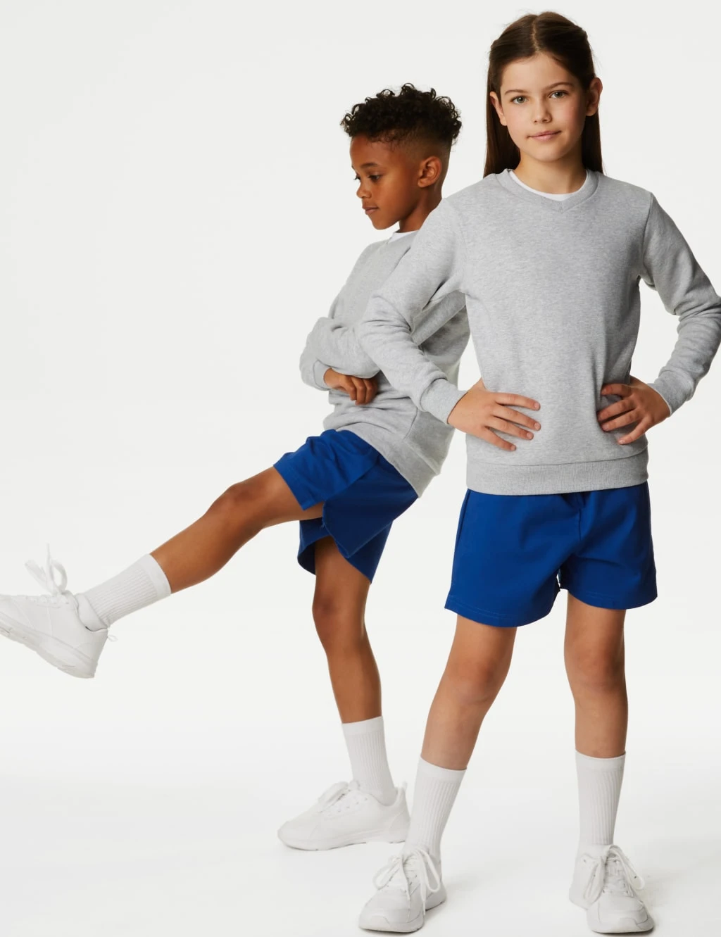 Unisex Cotton V-Neck Sweatshirt (2-16 Yrs) 5 Unisex Cotton V-Neck Sweatshirt (2-16 Yrs) - Image 3