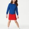 Girls' Cotton With Stretch Sports Skorts (2-16 Yrs) -School Uniform Store SD 04 T93 5252 B0 X EC 0