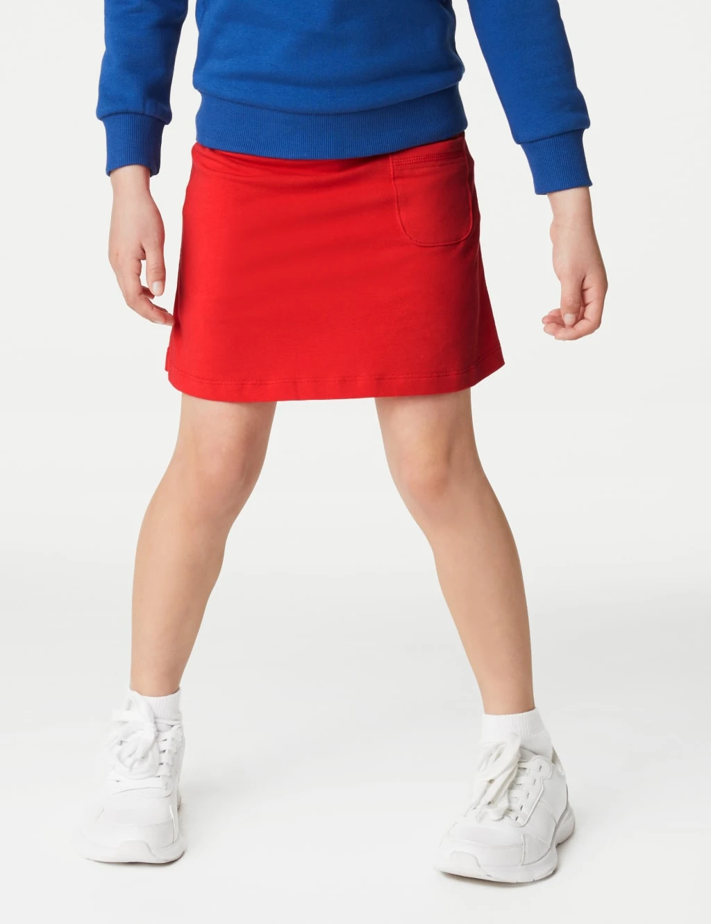 Girls' Cotton With Stretch Sports Skorts (2-16 Yrs) 5 Girls' Cotton With Stretch Sports Skorts (2-16 Yrs) - Image 3