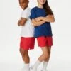 Unisex Pure Cotton Sports Shorts (2-16 Yrs) 2 Unisex Pure Cotton Sports Shorts (2-16 Yrs) -School Uniform Store SD 04 T93 5254 B0 X EC 0