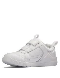 Clarks Kids' Leather Riptape Trainers (Kid Size 10-2.5) -School Uniform Store SD 08 T94 3161 Z0 X EC 3