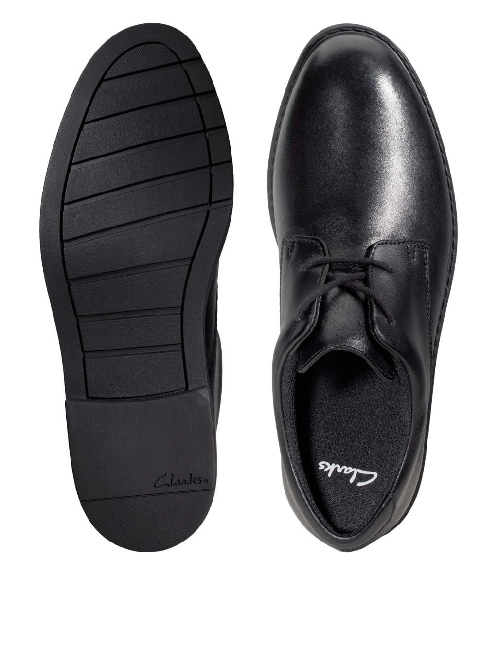 Clarks Kids’ Leather School Shoes (Youth Size 3-9) 4 Clarks Kids’ Leather School Shoes (Youth Size 3-9) - Image 2