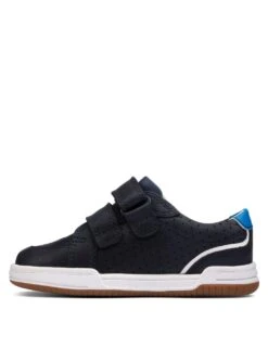Clarks Baby Leather Riptape Trainers (4 Small- 9.5 Small) -School Uniform Store SD 10 T54 1319 F4 X EC 4