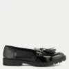 Kickers Leather Patent Tassel Loafers