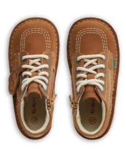 Kickers Kids’ Leather Ankle Boots (7 Small - 12 Small) -School Uniform Store SD 10 T54 3208 VS X EC 1