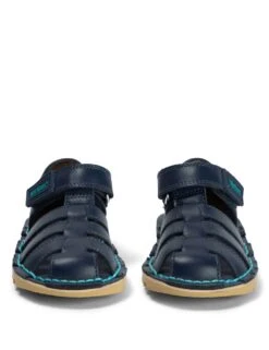 Kickers Kids' Leather Riptape Sandals (7 Small-12 Small) -School Uniform Store SD 10 T54 3213 F0 X EC 1