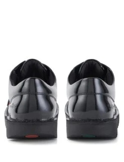 Kickers Kids' Patent Leather Lace School Shoes -School Uniform Store SD 10 T54 3541 Y1 X EC 1