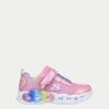 Skechers Infinite Heart Lights Love Prism Trainers (9.5 Small - 3 Large)