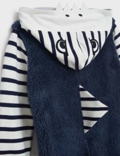 WHITE STUFF Fleece Shark Hooded Onesie (3-10 Yrs) -School Uniform Store SD 10 T94 1040 E4 X EC 5