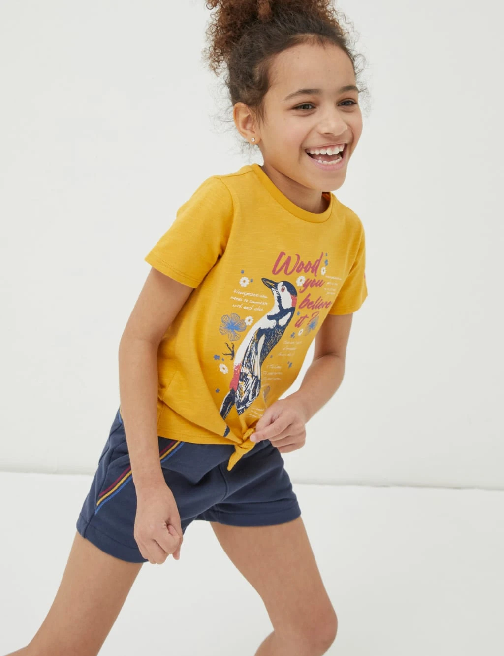 Pure Cotton Bird T-Shirt (3-13 Yrs) 3 Pure Cotton Bird T-Shirt (3-13 Yrs)
