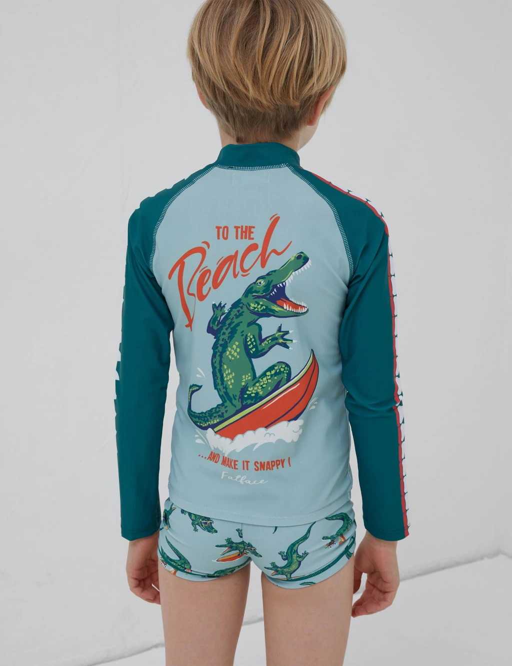 Crocodile Long Sleeve Rash Vest (3-13 Yrs) 6 Crocodile Long Sleeve Rash Vest (3-13 Yrs) - Image 4