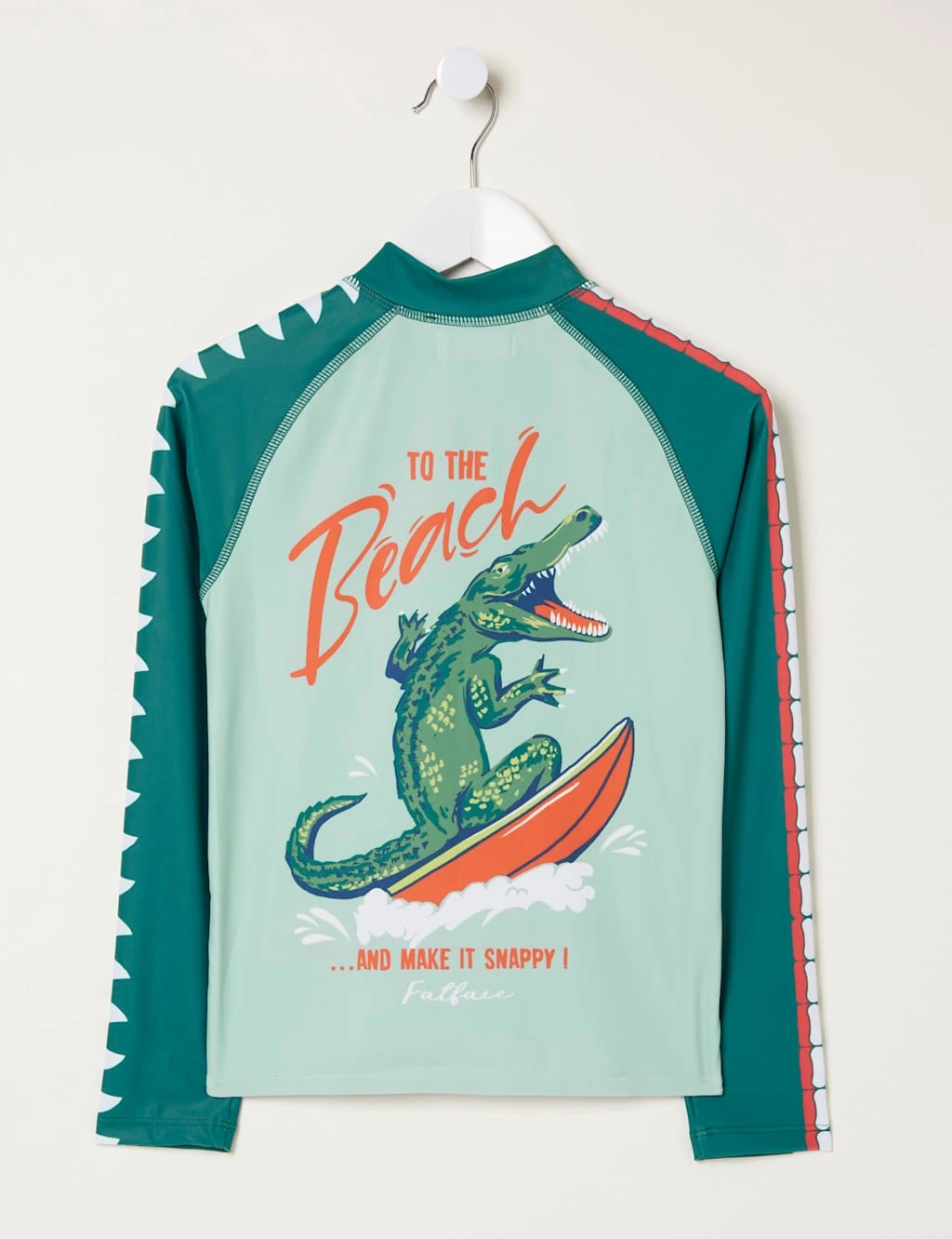 Crocodile Long Sleeve Rash Vest (3-13 Yrs) 7 Crocodile Long Sleeve Rash Vest (3-13 Yrs) - Image 5