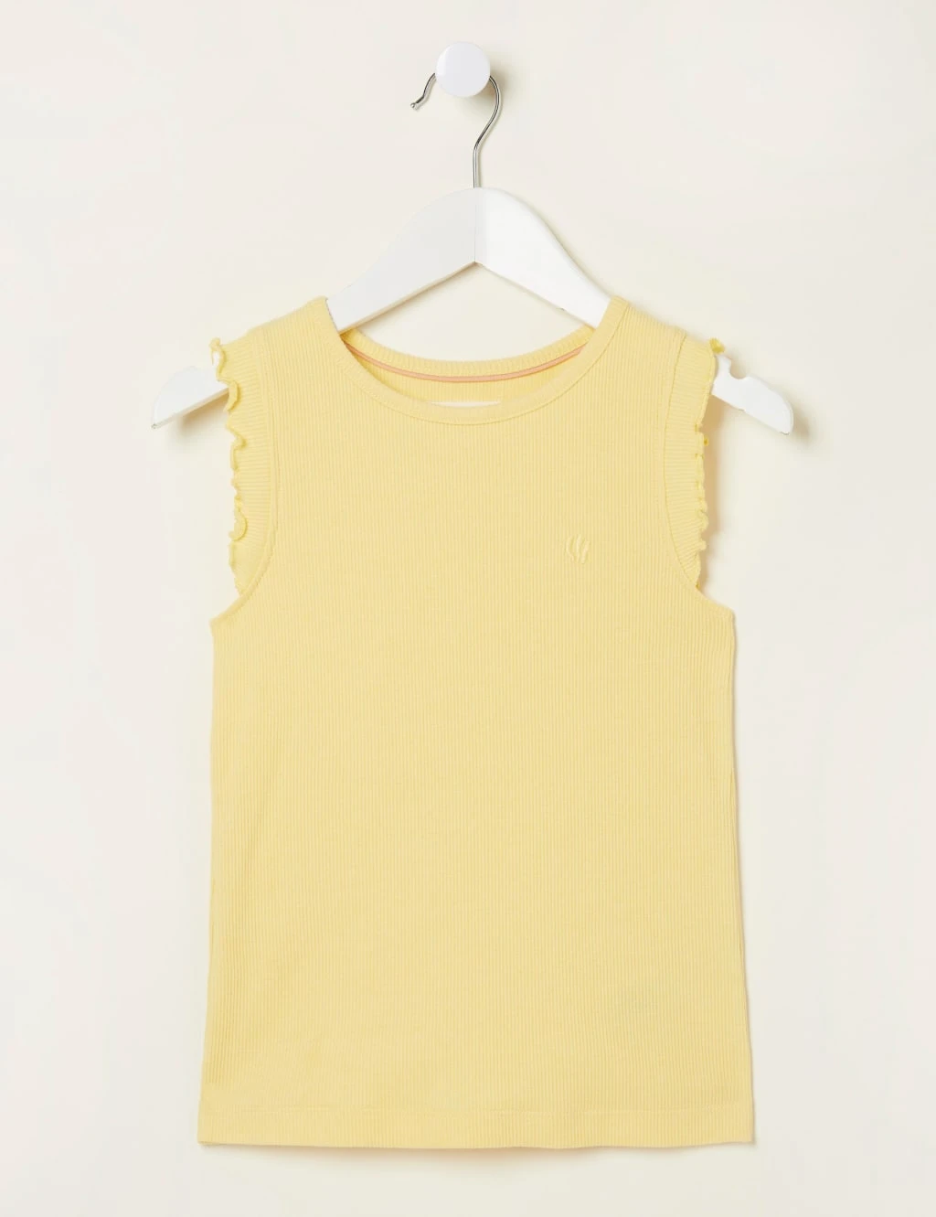 3pk Cotton Blend Ribbed Vests (3-13 Yrs) 5 3pk Cotton Blend Ribbed Vests (3-13 Yrs) - Image 3