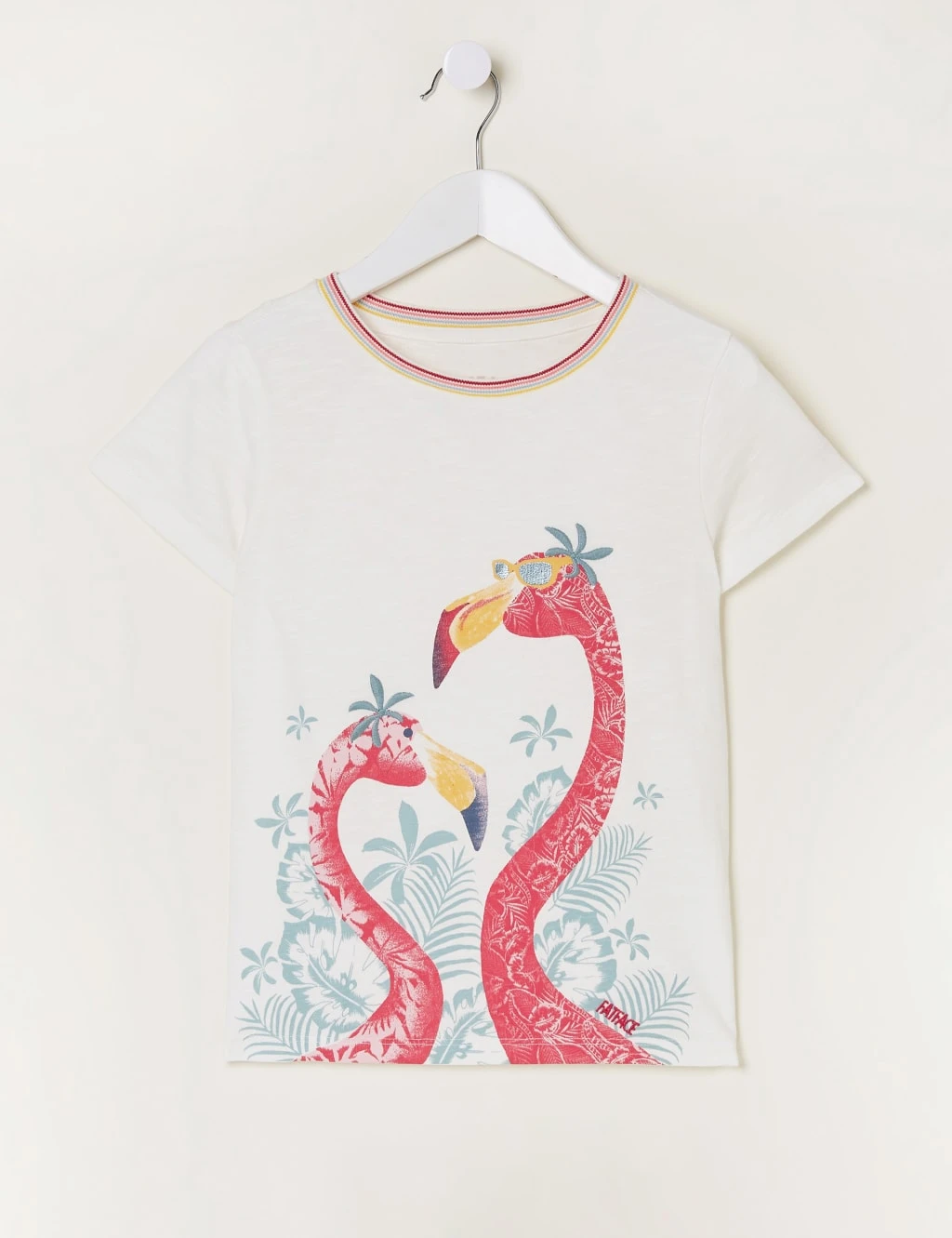 Pure Cotton Flamingo T-Shirt (3-13 Yrs) 3 Pure Cotton Flamingo T-Shirt (3-13 Yrs)