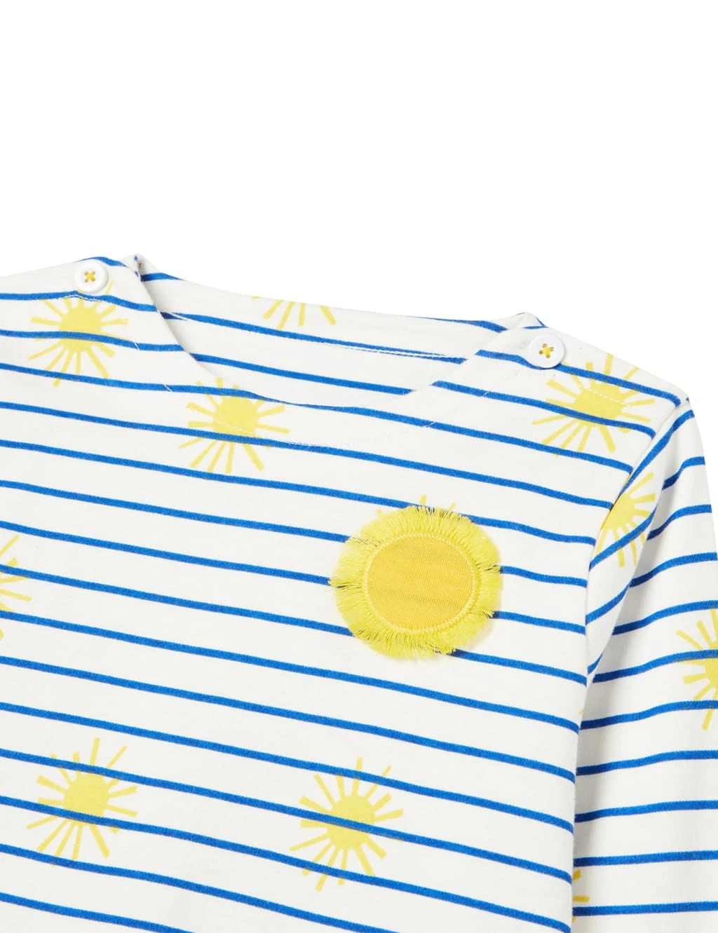 Joules Pure Cotton Sun Striped Top (2-12 Yrs) 5 Joules Pure Cotton Sun Striped Top (2-12 Yrs) - Image 3
