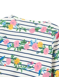Joules Pure Cotton Floral Striped Top (2-12 Yrs) -School Uniform Store SD 10 T94 1707 Z4 X EC 7