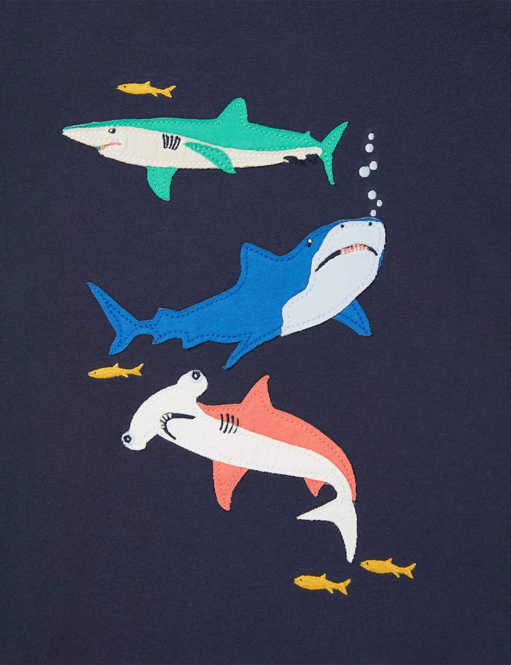 Joules Pure Cotton Shark T-Shirt (2-12 Yrs) 6 Joules Pure Cotton Shark T-Shirt (2-12 Yrs) - Image 4