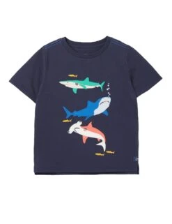 Joules Pure Cotton Shark T-Shirt (2-12 Yrs)