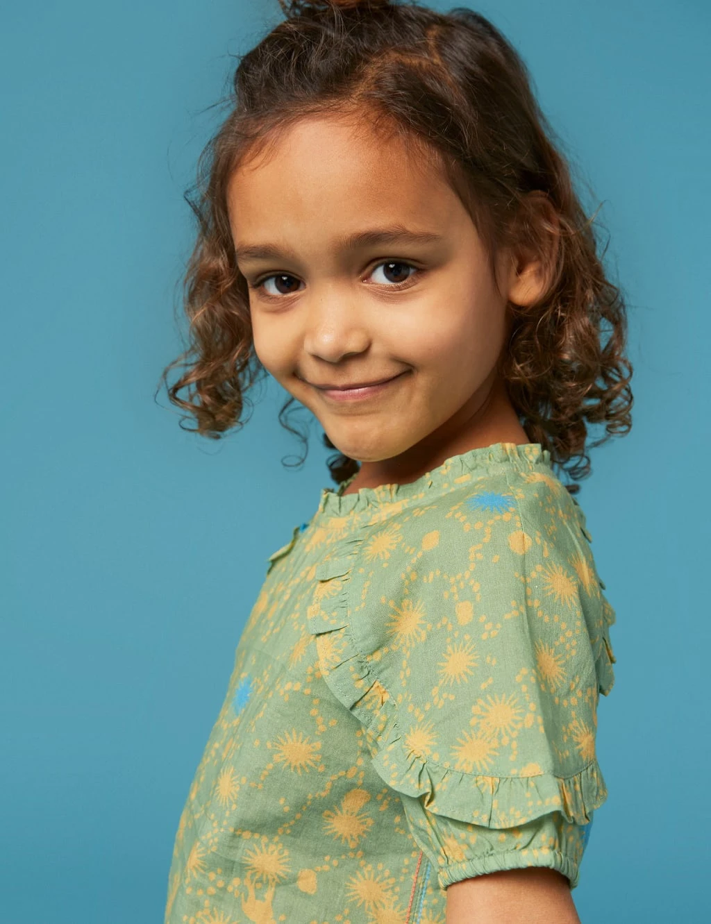 WHITE STUFF Pure Cotton Giraffe Print Top (3-10 Yrs) 5 WHITE STUFF Pure Cotton Giraffe Print Top (3-10 Yrs) - Image 3