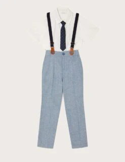 MONSOON 4pc Trousers & Shirt Set (6 Mths - 12 Yrs)