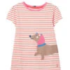 Joules Pure Cotton Striped Dog T-Shirt (2-12 Yrs) -School Uniform Store SD 10 T94 2821 Z4 X EC 90