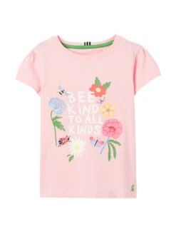 Joules Pure Cotton Slogan T-Shirt (2-12 Yrs)