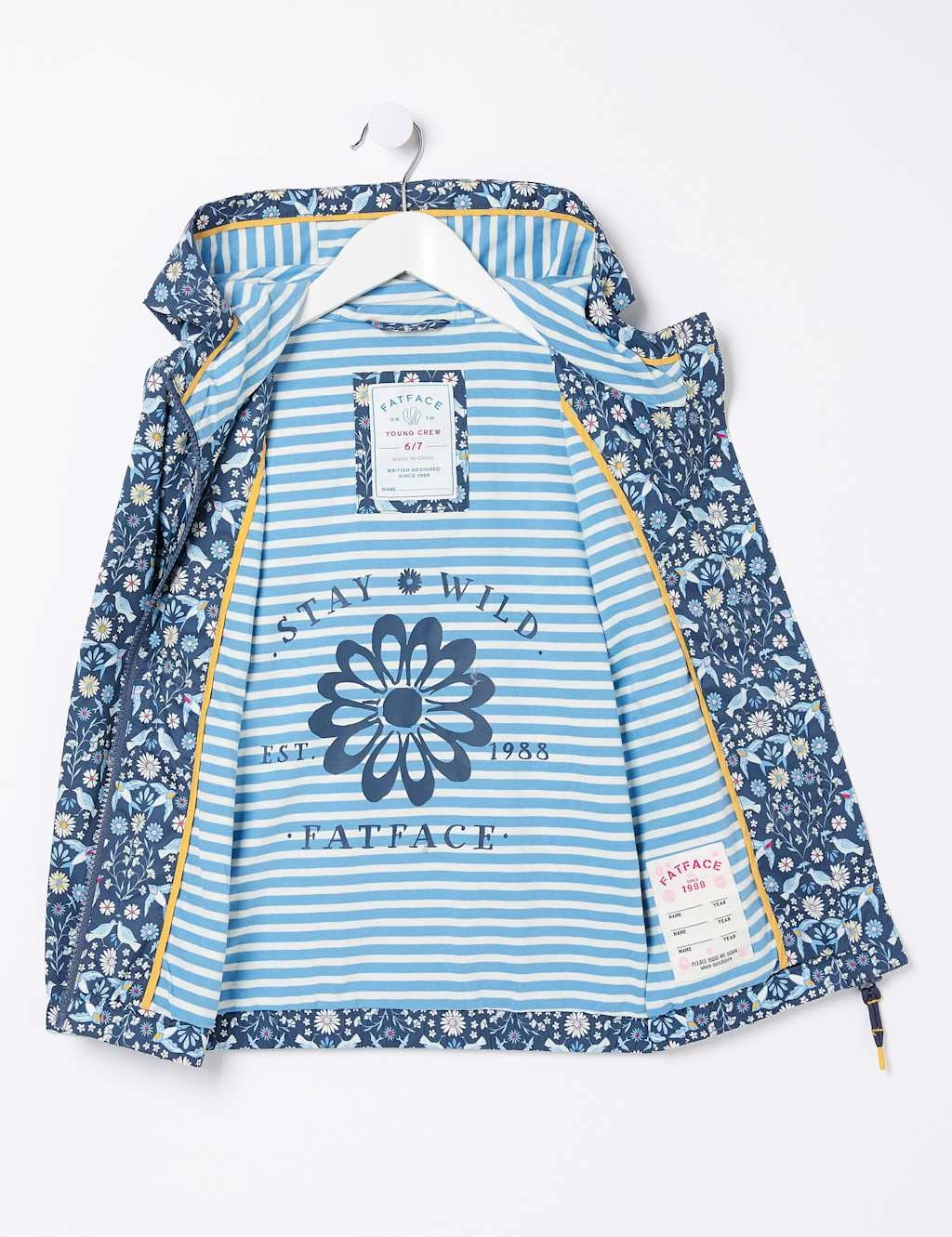 Bird Print Windbreaker (3-13 Yrs) 7 Bird Print Windbreaker (3-13 Yrs) - Image 5