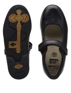 Clarks Kids' Patent Riptape School Shoes (7 Small - 12 Small) -School Uniform Store SD 10 T94 3068 Y0 X EC 3