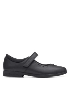 Clarks Kids' Leather Riptape School Shoes