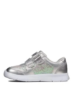 Clarks Baby Leather Glitter Trainers 11 Clarks Baby Leather Glitter Trainers -School Uniform Store SD 10 T94 3121 XX X EC 4