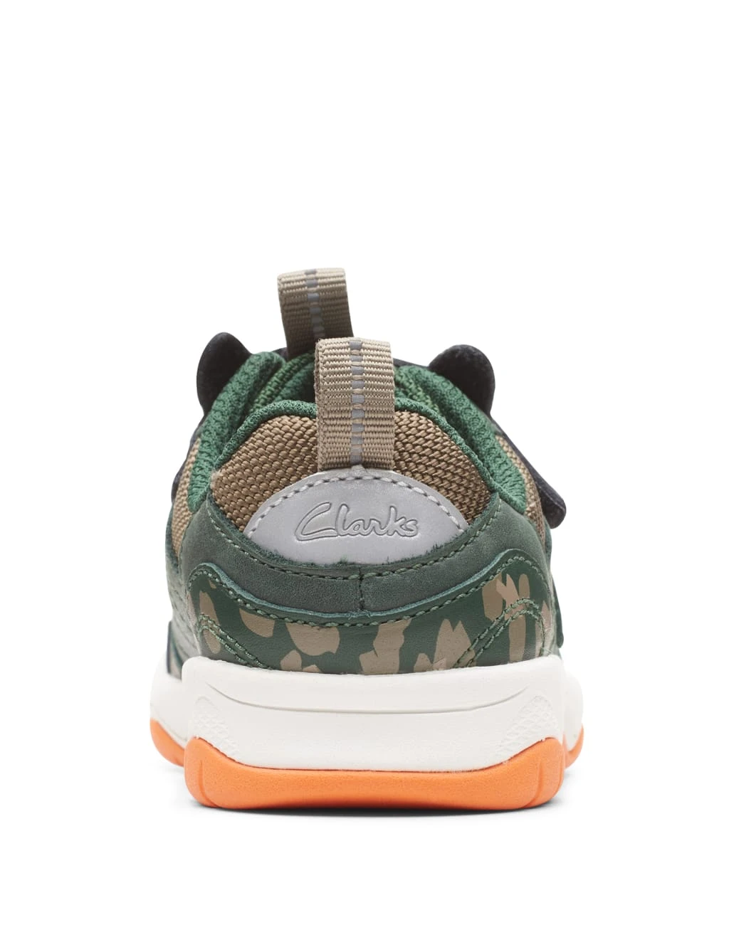 Clarks Kids' Leather Animal Print Riptape Trainers ( 4 Small - 6.5 Small) 9 Clarks Kids' Leather Animal Print Riptape Trainers ( 4 Small - 6.5 Small) - Image 7