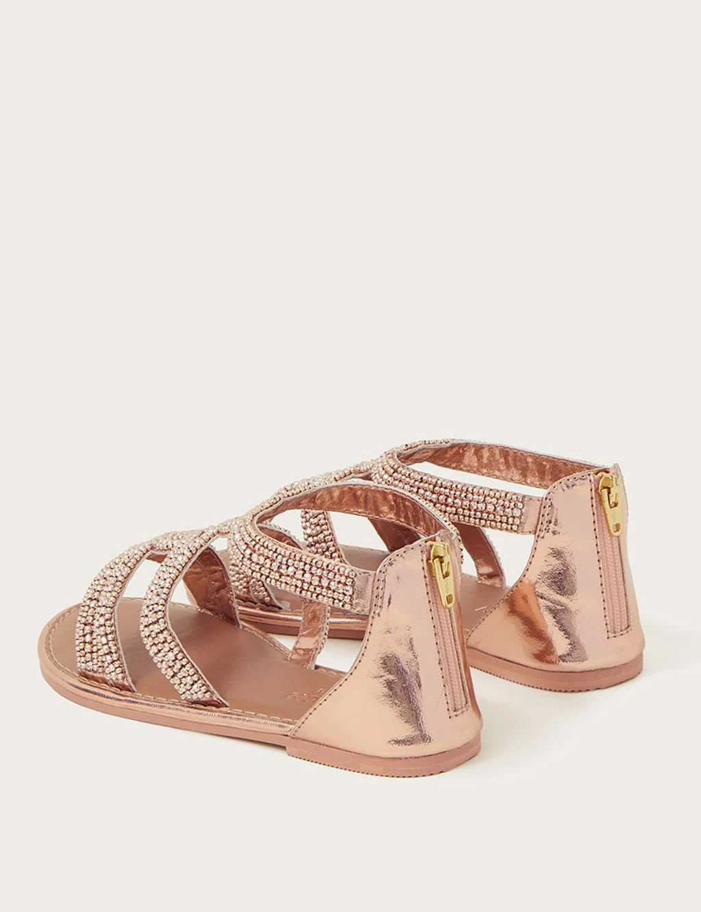 MONSOON Kids' Metallic Embellished Sandals (Kids Size 1-13) 5 MONSOON Kids' Metallic Embellished Sandals (Kids Size 1-13) - Image 3