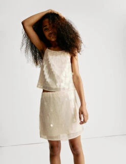 Sequin Cami Top (6-16 Yrs) -School Uniform Store Sequin Cami Top 6 16 Yrs 1 7