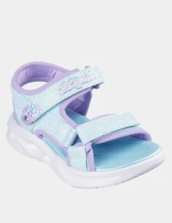 Skechers Sola Glow Light-up Sandals (9.5 Small - 3 Large) -School Uniform Store Sola Glow Light up Sandals 9 5 Small 3 Large 1 4