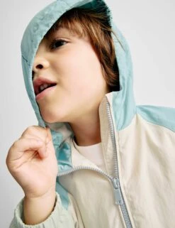 Stormwear™ Hooded Windbreaker (2-8 Yrs) -School Uniform Store Stormwear Hooded Windbreaker 2 8 Yrs 1 4