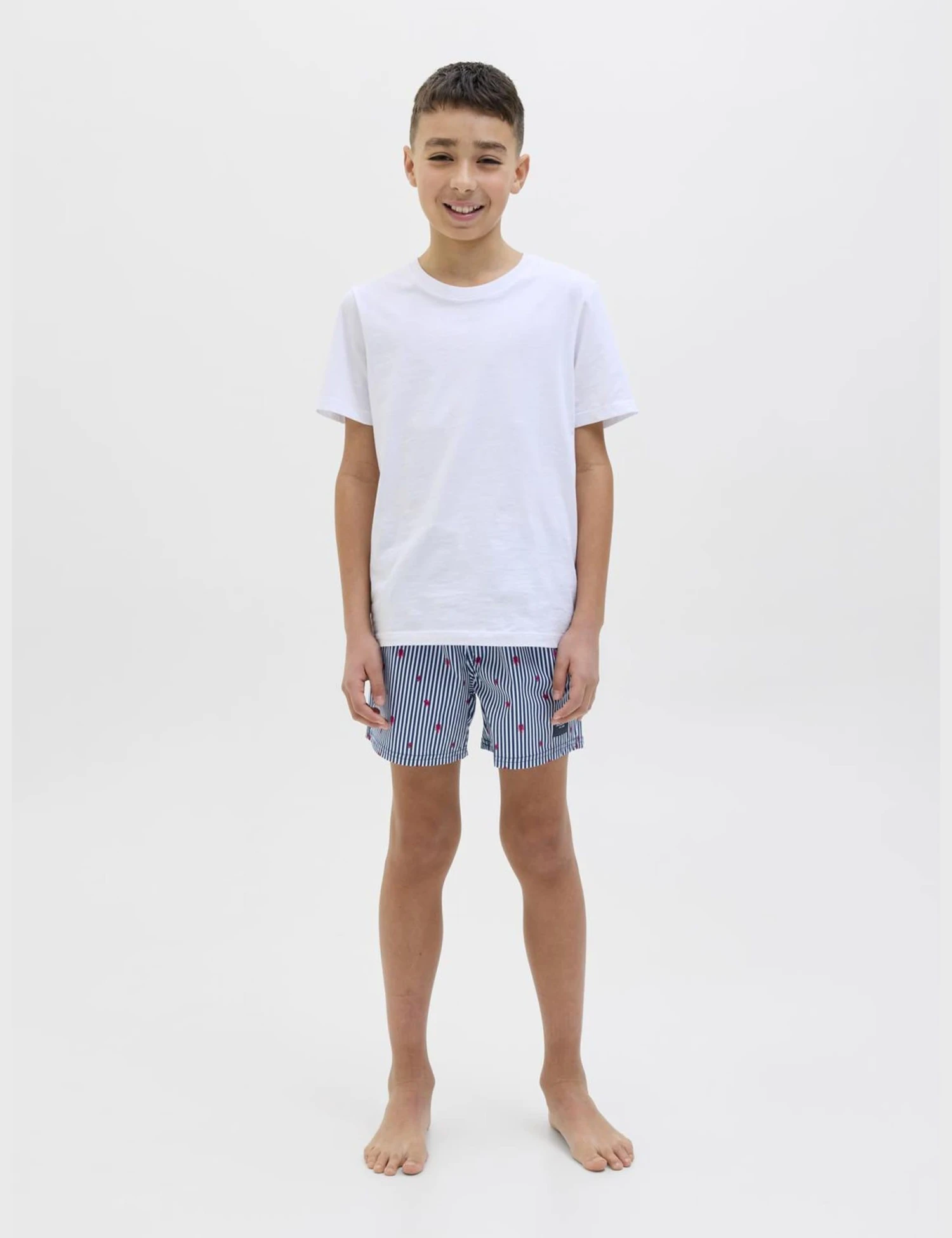 Jack & Jones Junior Striped Swim Shorts (8-16 Yrs) 5 Jack & Jones Junior Striped Swim Shorts (8-16 Yrs) - Image 3