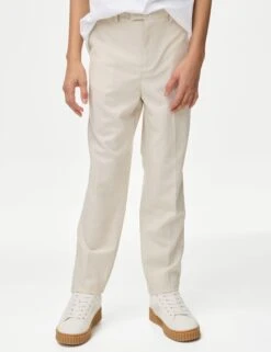 Suit Trousers With Linen (2-16 Yrs) 16 Suit Trousers With Linen (2-16 Yrs) -School Uniform Store Suit Trousers with Linen 2 16 Yrs 1 3