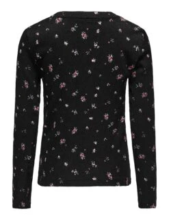 Textured Floral Long Sleeve Top (7-14 Yrs) -School Uniform Store Textured Floral Long Sleeve Top 7 14 Yrs 1 2