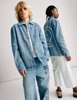 The Doodle Boy Graffiti Denim Jacket (2-16 Yrs)