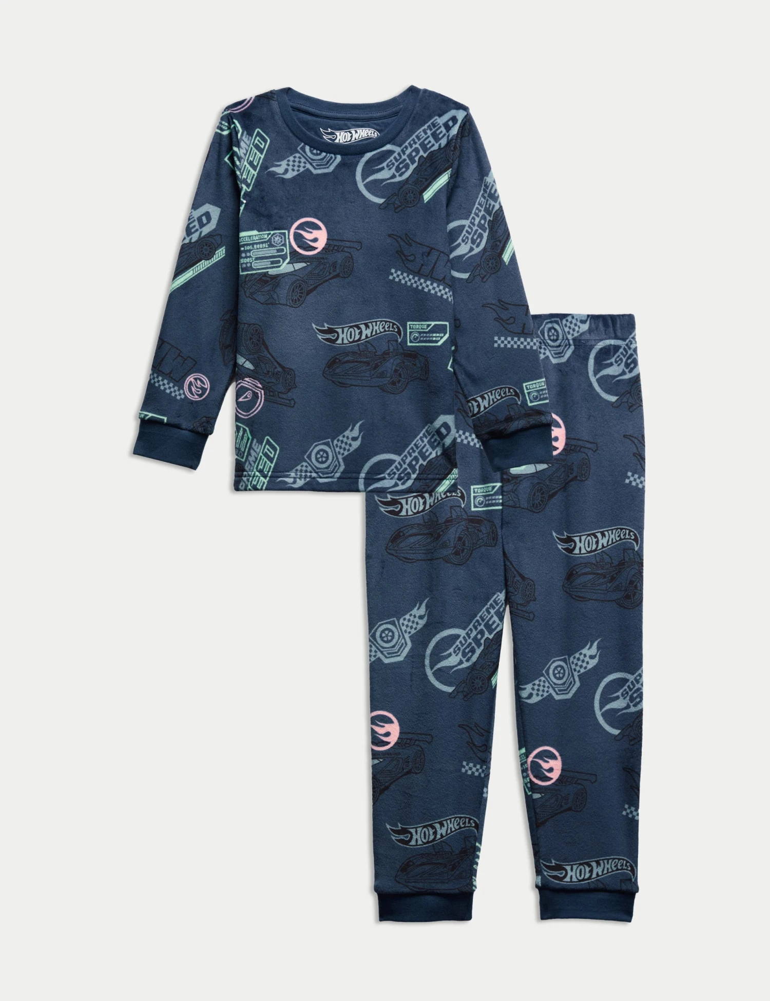 Velour Hot Wheels™ Pyjamas (2-8 Yrs) 4 Velour Hot Wheels™ Pyjamas (2-8 Yrs) - Image 2