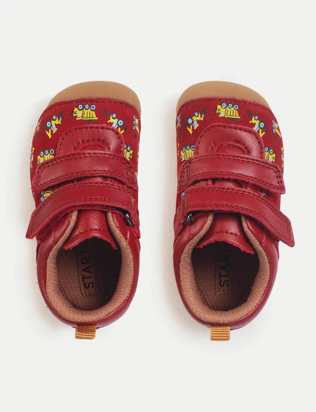 Baby Leather Digger Riptape Pram Shoes (3 Small - 5 Small) 13 Baby Leather Digger Riptape Pram Shoes (3 Small - 5 Small) - Image 11