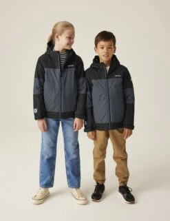 Regatta Beamz IV Hooded Raincoat (3-14 Yrs) 24 Regatta Beamz IV Hooded Raincoat (3-14 Yrs) -School Uniform Store beamz iv hooded raincoat 3 14 yrs 1 8