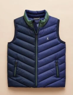 Joules Colour Block Padded Gilet (2-11 Yrs) -School Uniform Store colour block padded gilet 2 11 yrs 1 9