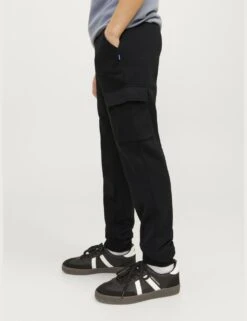 Jack & Jones Junior Cotton Blend Cargo Trousers (8-16 Yrs) -School Uniform Store cotton blend cargo joggers 8 16 yrs 1 3