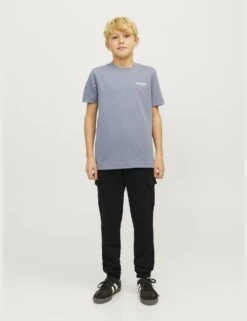 Jack & Jones Junior Cotton Blend Cargo Trousers (8-16 Yrs) -School Uniform Store cotton blend cargo joggers 8 16 yrs 1 6