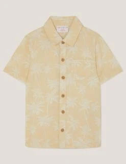 MONSOON Cotton Blend Palm Print Shirt (2-13 Yrs) 11 MONSOON Cotton Blend Palm Print Shirt (2-13 Yrs) -School Uniform Store cotton blend palm print shirt 2 13 yrs 1 3
