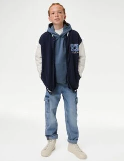 Cotton Rich '83 Los Angeles Athl' Bomber (6-16 Yrs) -School Uniform Store cotton rich 83 los angeles athl bomber 6 16 yrs 1 7