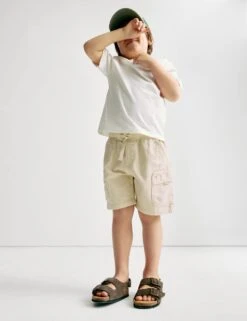 Cotton Rich Cargo Shorts (2-8 Yrs) 35 Cotton Rich Cargo Shorts (2-8 Yrs) -School Uniform Store cotton rich cargo shorts 2 8 yrs 1 12