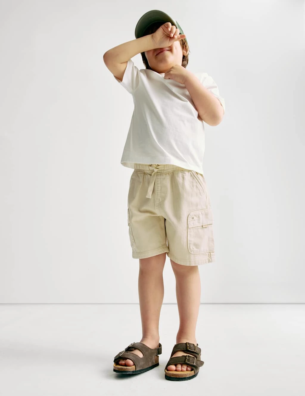 Cotton Rich Cargo Shorts (2-8 Yrs) 16 Cotton Rich Cargo Shorts (2-8 Yrs) - Image 14